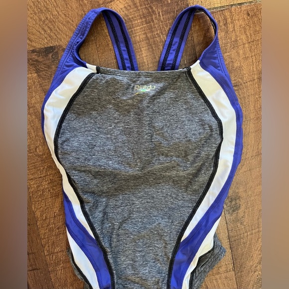 Speedo Womens one 1 piece bathing swim suit sz 6 hydrobra - Picture 2 of 9